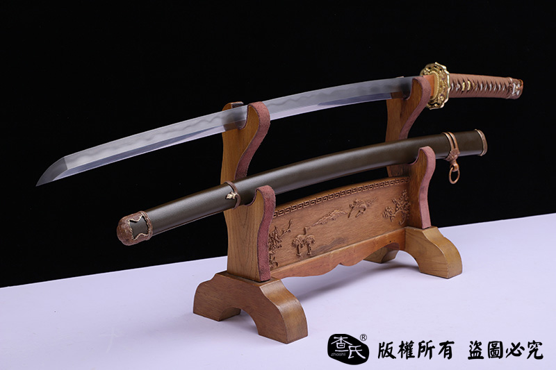 98军刀（铁鞘，地肌钢烧刃）_日本武士刀（东洋刀）_查氏刀剑网