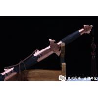 孤品紫铜剑-黑鞘款