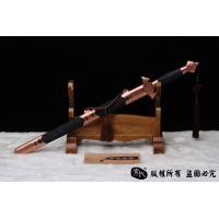 孤品紫铜剑-黑鞘款