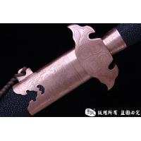 孤品紫铜剑-黑鞘款