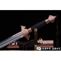 孤品紫铜剑-黑鞘款