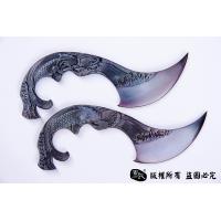 鱼跃龙门 手工雕刻茶剑 香刀
