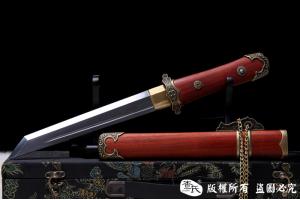 经典简装短唐刀-红木款