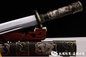 手工铜鞘小清刀-孤品