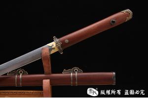 花纹钢四面唐剑