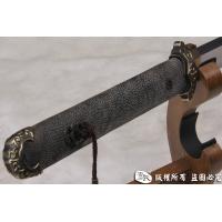 无影唐刀-t10烧刃-珍珠鱼皮手柄