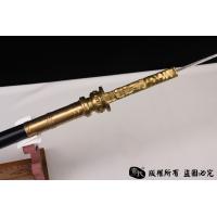 青龙偃月刀-关云长用刀-手雕装具，百炼钢刀身