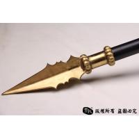 青龙偃月刀-关云长用刀-手雕装具，百炼钢刀身