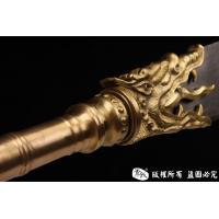 青龙偃月刀-关云长用刀-手雕装具，百炼钢刀身