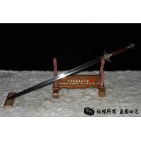 精品铜装百炼钢太极剑-牡丹图