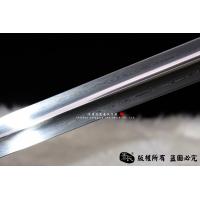 精品铜装百炼钢太极剑-牡丹图