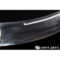 罕见高端原汁原味白铜蒙古刀
