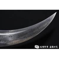 罕见正宗原味黄铜蒙古刀