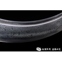 罕见正宗原味黄铜蒙古刀