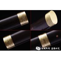百炼花纹钢烧刃短唐刀