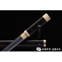 百炼花纹钢烧刃短唐刀