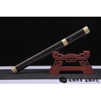 百炼花纹钢烧刃短唐刀