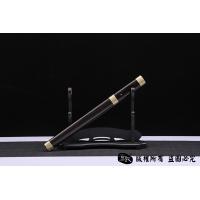 百炼花纹钢烧刃短唐刀