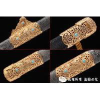 豪华镀金天梯纹唐刀 查长伟作品