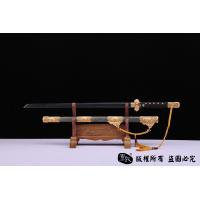 豪华镀金天梯纹唐刀 查长伟作品