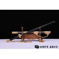 豪华镀金天梯纹唐刀 查长伟作品