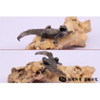 纯铜实心鳄鱼茶宠