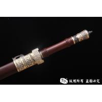 花纹钢铜装卧龙剑