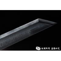 天梯纹铜鞘雕刻鎏银小唐刀