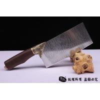 手工大马士革钢夹vg10天梯纹菜刀 高档礼盒装
