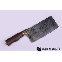 手工大马士革钢夹vg10天梯纹菜刀 高档礼盒装