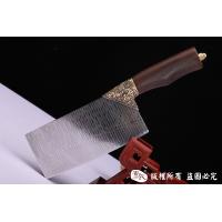 手工大马士革钢夹vg10天梯纹菜刀 高档礼盒装