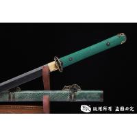 羽毛钢简装鱼皮唐刀
