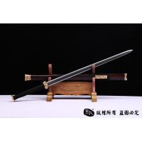 手工毛铁镀金大汉之剑