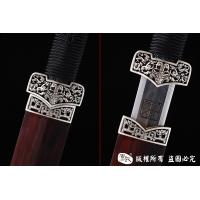手工毛铁旋焊镀银汉剑
