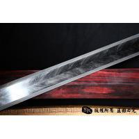 手工毛铁旋焊镀银汉剑