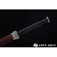 手工毛铁旋焊镀银汉剑
