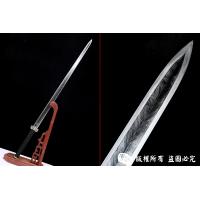 手工毛铁旋焊镀银汉剑