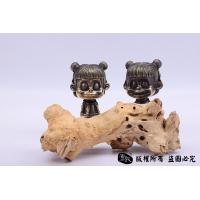 纯铜实心哪吒 腼腆笑