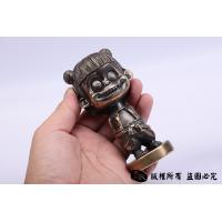 纯铜实心哪吒 露齿笑