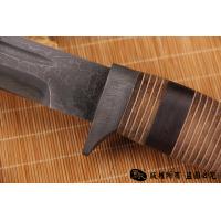大马士革鳄鱼邓迪刀-实用小刀王-收藏实用完美结合