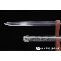 昆吾--白铜装百炼钢烧刃唐剑-诸刃唐刀 查长伟作品