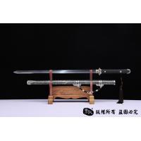 昆吾--白铜装百炼钢烧刃唐剑-诸刃唐刀 查长伟作品