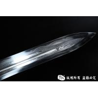 昆吾--白铜装百炼钢烧刃唐剑-诸刃唐刀 查长伟作品