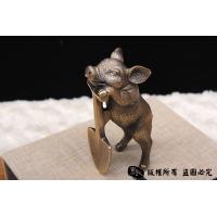 奋斗猪-黄铜实心打造