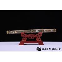 手工大马士革短唐刀 查长伟作品