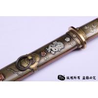 手工大马士革短唐刀 查长伟作品