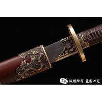 铜装龙图清刀-花纹钢