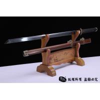百炼钢鱼皮柄切刃唐刀