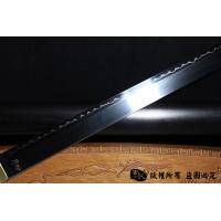 素装檀木高碳钢烧刃唐刀
