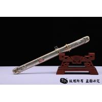 大马士革天梯纹小唐刀
